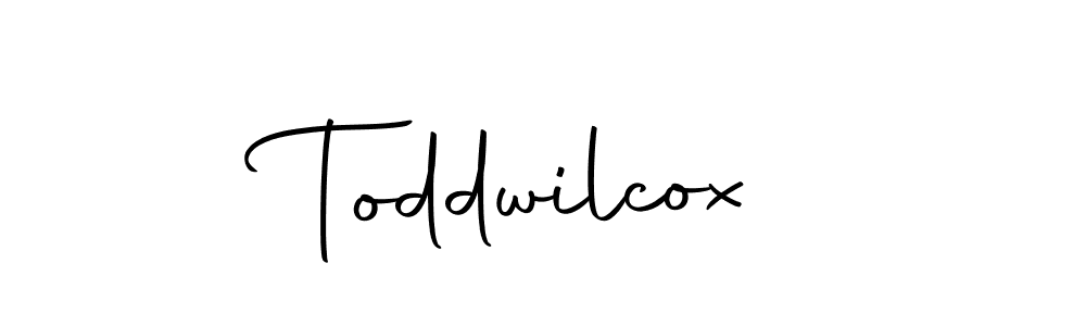 The best way (Autography-DOLnW) to make a short signature is to pick only two or three words in your name. The name Toddwilcox include a total of six letters. For converting this name. Toddwilcox signature style 10 images and pictures png
