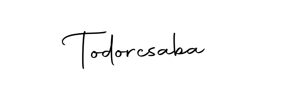 You can use this online signature creator to create a handwritten signature for the name Todorcsaba. This is the best online autograph maker. Todorcsaba signature style 10 images and pictures png