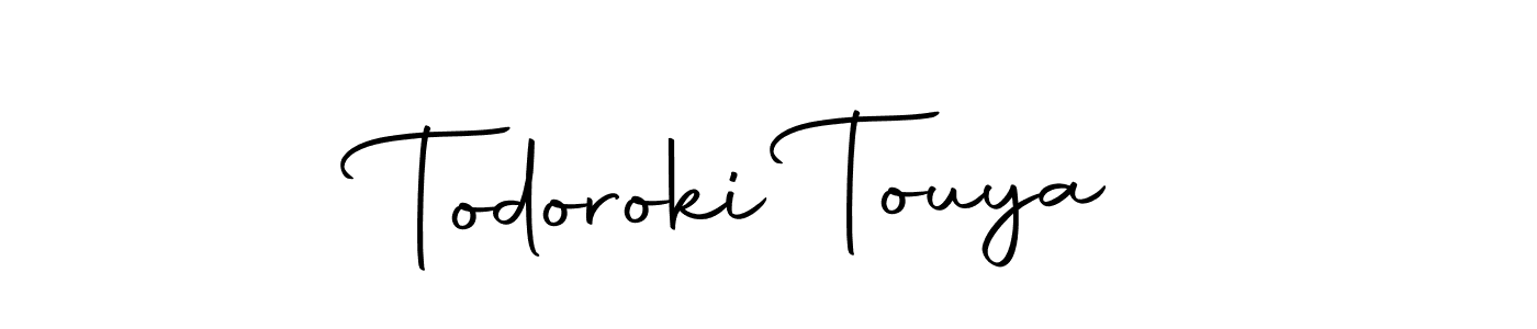 Make a beautiful signature design for name Todoroki Touya. With this signature (Autography-DOLnW) style, you can create a handwritten signature for free. Todoroki Touya signature style 10 images and pictures png