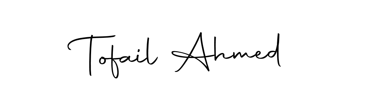 Use a signature maker to create a handwritten signature online. With this signature software, you can design (Autography-DOLnW) your own signature for name Tofail Ahmed. Tofail Ahmed signature style 10 images and pictures png
