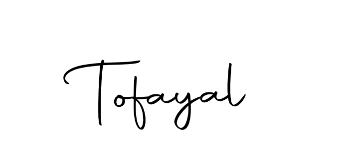 Design your own signature with our free online signature maker. With this signature software, you can create a handwritten (Autography-DOLnW) signature for name Tofayal. Tofayal signature style 10 images and pictures png