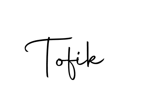 How to make Tofik signature? Autography-DOLnW is a professional autograph style. Create handwritten signature for Tofik name. Tofik signature style 10 images and pictures png