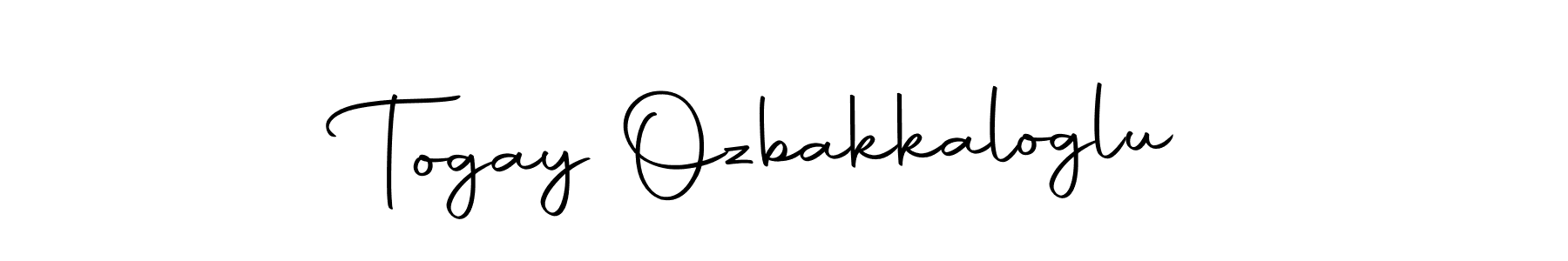 Design your own signature with our free online signature maker. With this signature software, you can create a handwritten (Autography-DOLnW) signature for name Togay Ozbakkaloglu. Togay Ozbakkaloglu signature style 10 images and pictures png