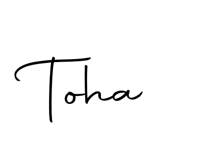 if you are searching for the best signature style for your name Toha. so please give up your signature search. here we have designed multiple signature styles  using Autography-DOLnW. Toha signature style 10 images and pictures png