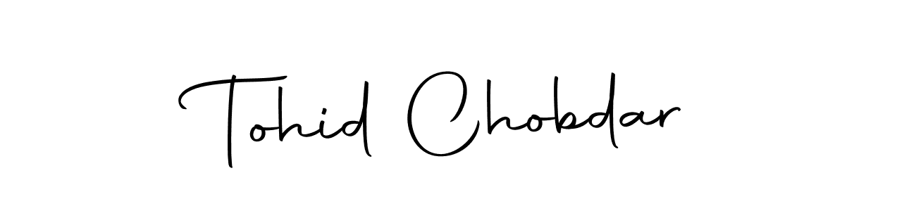 Similarly Autography-DOLnW is the best handwritten signature design. Signature creator online .You can use it as an online autograph creator for name Tohid Chobdar. Tohid Chobdar signature style 10 images and pictures png