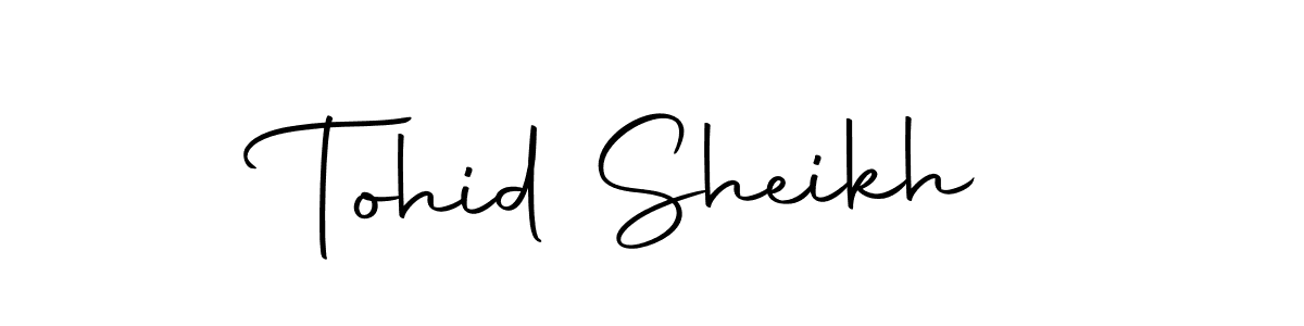 Use a signature maker to create a handwritten signature online. With this signature software, you can design (Autography-DOLnW) your own signature for name Tohid Sheikh. Tohid Sheikh signature style 10 images and pictures png