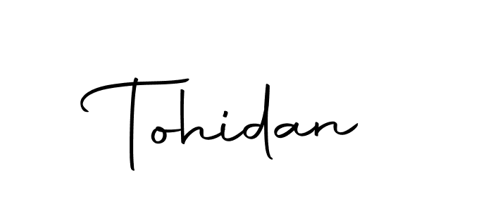 Here are the top 10 professional signature styles for the name Tohidan. These are the best autograph styles you can use for your name. Tohidan signature style 10 images and pictures png