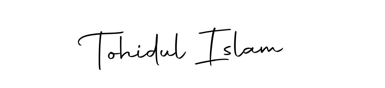 Use a signature maker to create a handwritten signature online. With this signature software, you can design (Autography-DOLnW) your own signature for name Tohidul Islam. Tohidul Islam signature style 10 images and pictures png