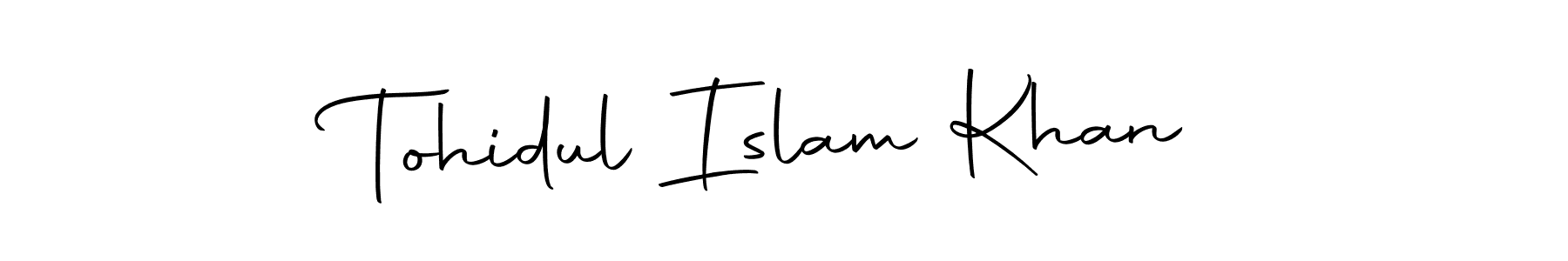 You can use this online signature creator to create a handwritten signature for the name Tohidul Islam Khan. This is the best online autograph maker. Tohidul Islam Khan signature style 10 images and pictures png