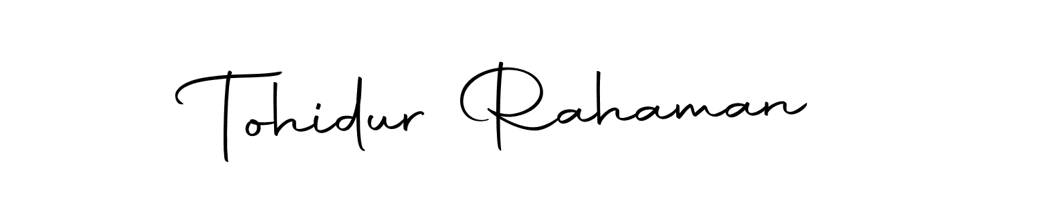 Tohidur Rahaman stylish signature style. Best Handwritten Sign (Autography-DOLnW) for my name. Handwritten Signature Collection Ideas for my name Tohidur Rahaman. Tohidur Rahaman signature style 10 images and pictures png