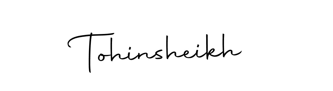 How to make Tohinsheikh signature? Autography-DOLnW is a professional autograph style. Create handwritten signature for Tohinsheikh name. Tohinsheikh signature style 10 images and pictures png