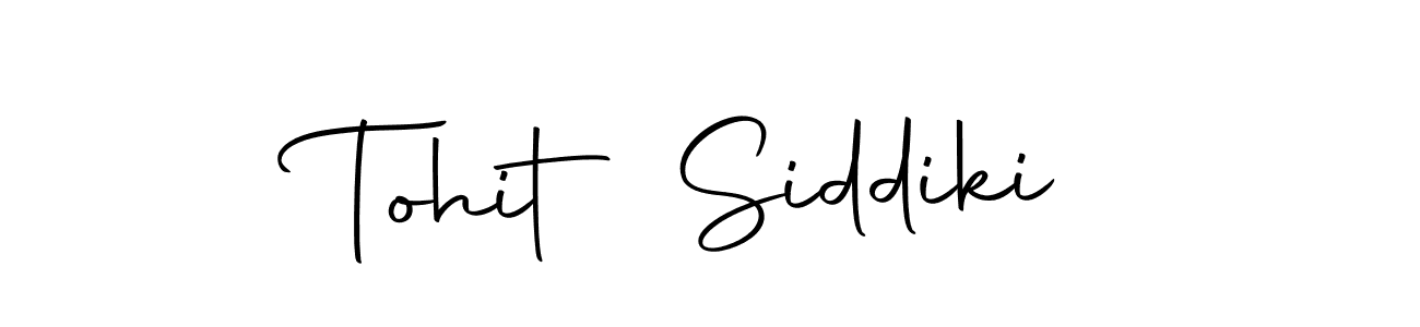 Also we have Tohit Siddiki name is the best signature style. Create professional handwritten signature collection using Autography-DOLnW autograph style. Tohit Siddiki signature style 10 images and pictures png