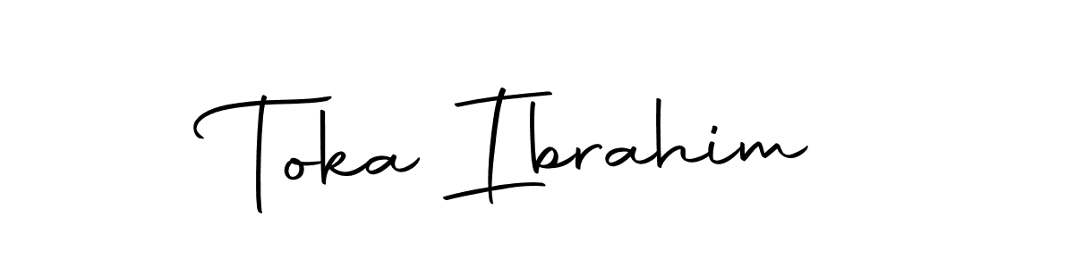 Make a beautiful signature design for name Toka Ibrahim. Use this online signature maker to create a handwritten signature for free. Toka Ibrahim signature style 10 images and pictures png