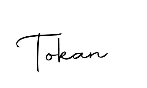Create a beautiful signature design for name Tokan. With this signature (Autography-DOLnW) fonts, you can make a handwritten signature for free. Tokan signature style 10 images and pictures png