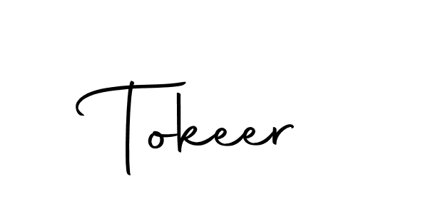 The best way (Autography-DOLnW) to make a short signature is to pick only two or three words in your name. The name Tokeer include a total of six letters. For converting this name. Tokeer signature style 10 images and pictures png
