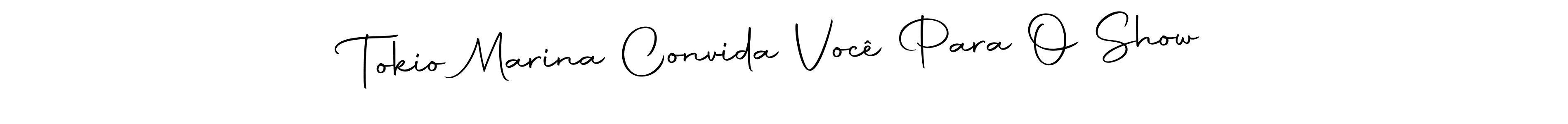 The best way (Autography-DOLnW) to make a short signature is to pick only two or three words in your name. The name Tokio Marina Convida Você Para O Show include a total of six letters. For converting this name. Tokio Marina Convida Você Para O Show signature style 10 images and pictures png