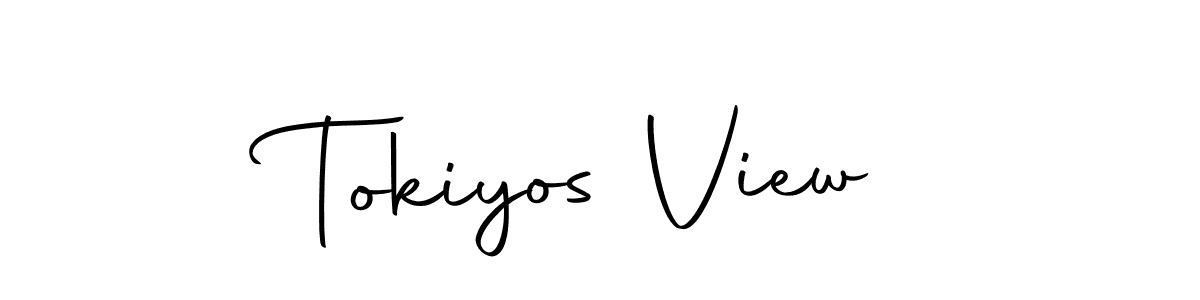 How to make Tokiyos View signature? Autography-DOLnW is a professional autograph style. Create handwritten signature for Tokiyos View name. Tokiyos View signature style 10 images and pictures png