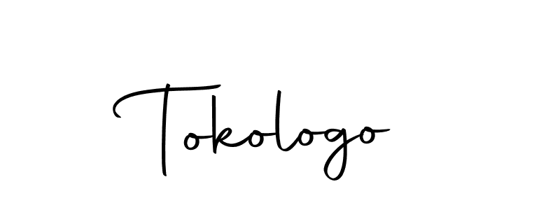 Design your own signature with our free online signature maker. With this signature software, you can create a handwritten (Autography-DOLnW) signature for name Tokologo. Tokologo signature style 10 images and pictures png