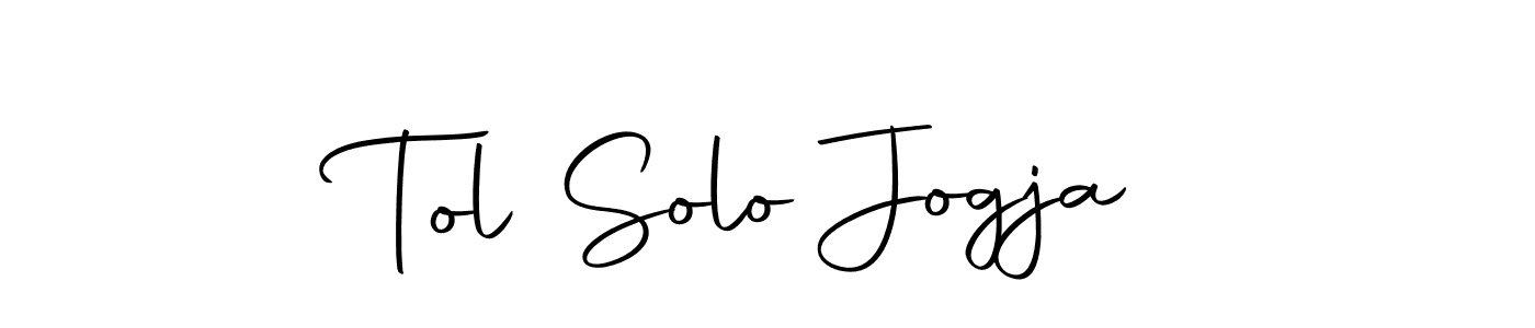 Use a signature maker to create a handwritten signature online. With this signature software, you can design (Autography-DOLnW) your own signature for name Tol Solo Jogja. Tol Solo Jogja signature style 10 images and pictures png