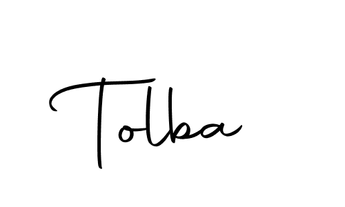 Tolba stylish signature style. Best Handwritten Sign (Autography-DOLnW) for my name. Handwritten Signature Collection Ideas for my name Tolba. Tolba signature style 10 images and pictures png