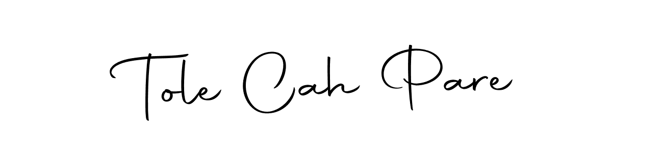 Design your own signature with our free online signature maker. With this signature software, you can create a handwritten (Autography-DOLnW) signature for name Tole Cah Pare. Tole Cah Pare signature style 10 images and pictures png