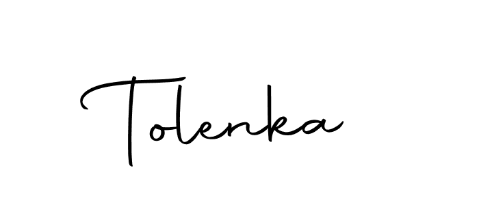 if you are searching for the best signature style for your name Tolenka. so please give up your signature search. here we have designed multiple signature styles  using Autography-DOLnW. Tolenka signature style 10 images and pictures png