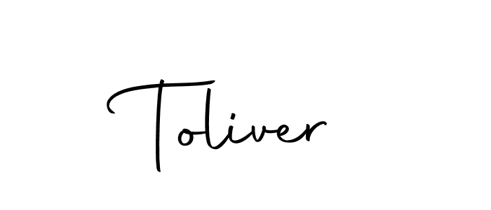 Use a signature maker to create a handwritten signature online. With this signature software, you can design (Autography-DOLnW) your own signature for name Toliver. Toliver signature style 10 images and pictures png