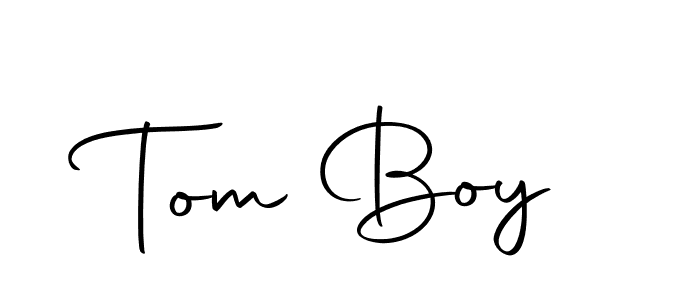 How to make Tom Boy signature? Autography-DOLnW is a professional autograph style. Create handwritten signature for Tom Boy name. Tom Boy signature style 10 images and pictures png