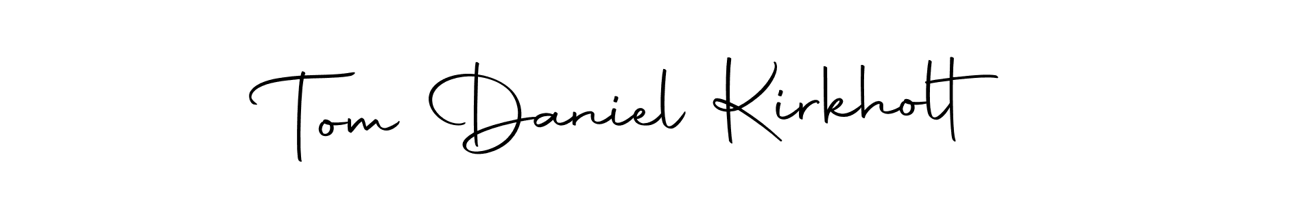 Also we have Tom Daniel Kirkholt name is the best signature style. Create professional handwritten signature collection using Autography-DOLnW autograph style. Tom Daniel Kirkholt signature style 10 images and pictures png