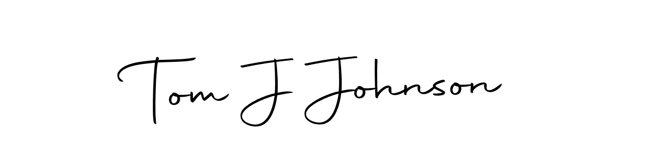 Tom J Johnson stylish signature style. Best Handwritten Sign (Autography-DOLnW) for my name. Handwritten Signature Collection Ideas for my name Tom J Johnson. Tom J Johnson signature style 10 images and pictures png