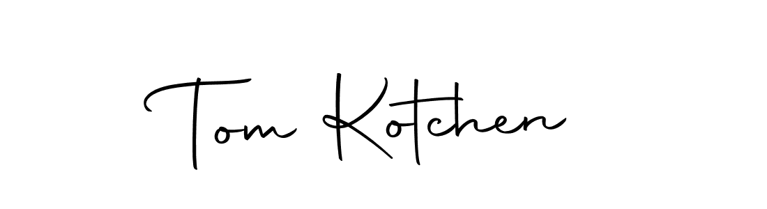 Make a beautiful signature design for name Tom Kotchen. With this signature (Autography-DOLnW) style, you can create a handwritten signature for free. Tom Kotchen signature style 10 images and pictures png