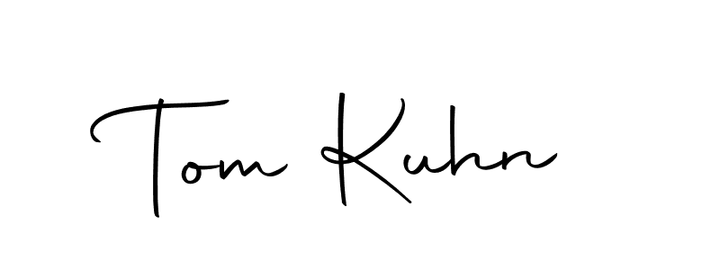 You should practise on your own different ways (Autography-DOLnW) to write your name (Tom Kuhn) in signature. don't let someone else do it for you. Tom Kuhn signature style 10 images and pictures png