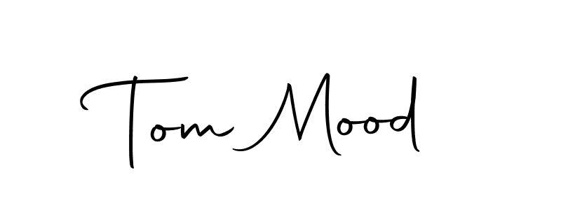 Design your own signature with our free online signature maker. With this signature software, you can create a handwritten (Autography-DOLnW) signature for name Tom Mood. Tom Mood signature style 10 images and pictures png