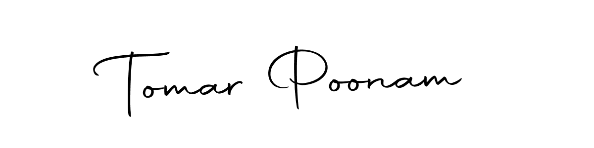 Tomar Poonam stylish signature style. Best Handwritten Sign (Autography-DOLnW) for my name. Handwritten Signature Collection Ideas for my name Tomar Poonam. Tomar Poonam signature style 10 images and pictures png