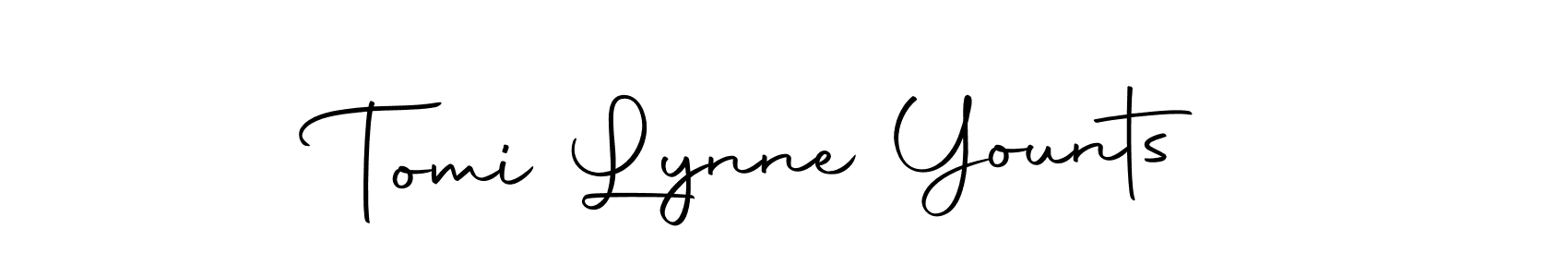 Autography-DOLnW is a professional signature style that is perfect for those who want to add a touch of class to their signature. It is also a great choice for those who want to make their signature more unique. Get Tomi Lynne Younts name to fancy signature for free. Tomi Lynne Younts signature style 10 images and pictures png