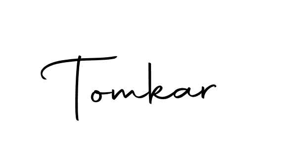 Use a signature maker to create a handwritten signature online. With this signature software, you can design (Autography-DOLnW) your own signature for name Tomkar. Tomkar signature style 10 images and pictures png