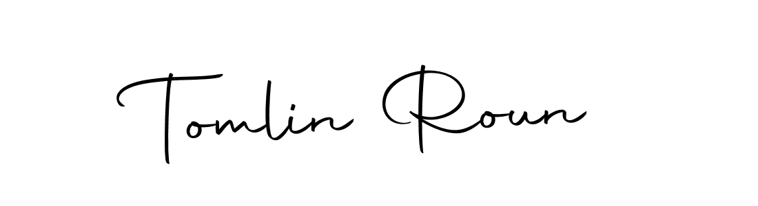 Make a beautiful signature design for name Tomlin Roun. With this signature (Autography-DOLnW) style, you can create a handwritten signature for free. Tomlin Roun signature style 10 images and pictures png