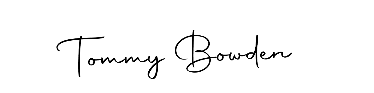 Design your own signature with our free online signature maker. With this signature software, you can create a handwritten (Autography-DOLnW) signature for name Tommy Bowden. Tommy Bowden signature style 10 images and pictures png