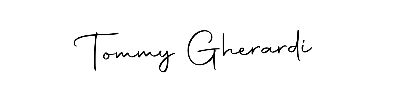 Create a beautiful signature design for name Tommy Gherardi. With this signature (Autography-DOLnW) fonts, you can make a handwritten signature for free. Tommy Gherardi signature style 10 images and pictures png