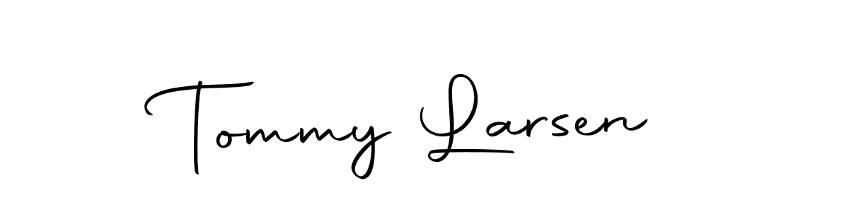 How to make Tommy Larsen name signature. Use Autography-DOLnW style for creating short signs online. This is the latest handwritten sign. Tommy Larsen signature style 10 images and pictures png