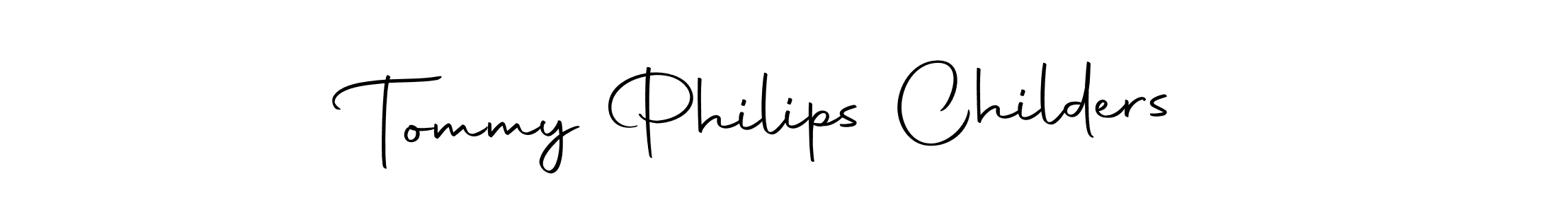Design your own signature with our free online signature maker. With this signature software, you can create a handwritten (Autography-DOLnW) signature for name Tommy Philips Childers. Tommy Philips Childers signature style 10 images and pictures png