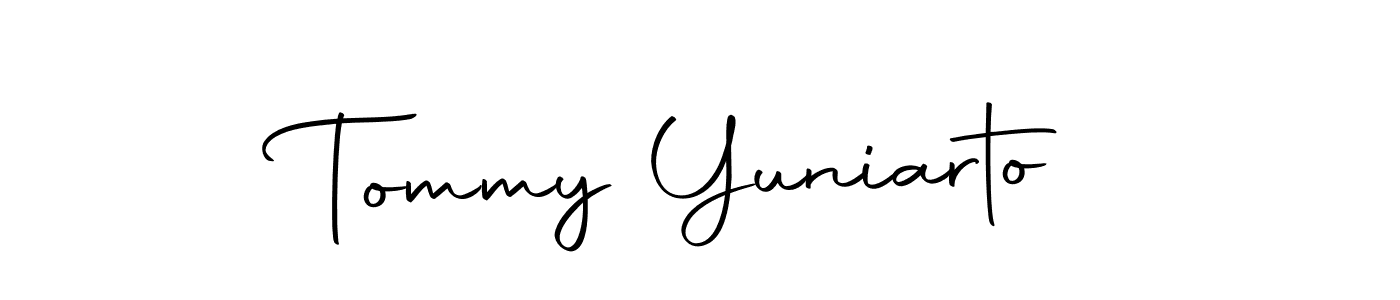 You should practise on your own different ways (Autography-DOLnW) to write your name (Tommy Yuniarto) in signature. don't let someone else do it for you. Tommy Yuniarto signature style 10 images and pictures png