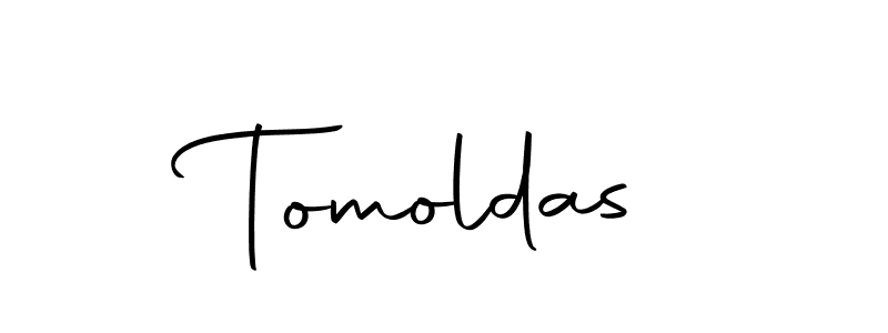 Create a beautiful signature design for name Tomoldas. With this signature (Autography-DOLnW) fonts, you can make a handwritten signature for free. Tomoldas signature style 10 images and pictures png