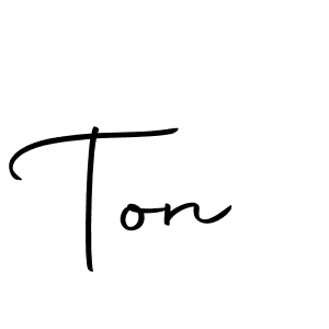 How to make Ton name signature. Use Autography-DOLnW style for creating short signs online. This is the latest handwritten sign. Ton signature style 10 images and pictures png