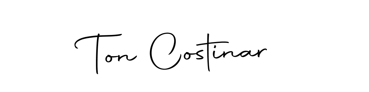 Make a short Ton Costinar signature style. Manage your documents anywhere anytime using Autography-DOLnW. Create and add eSignatures, submit forms, share and send files easily. Ton Costinar signature style 10 images and pictures png