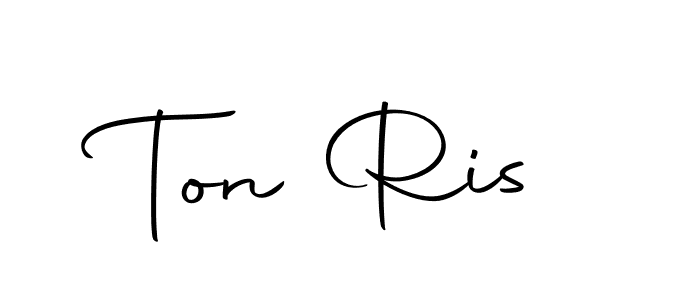 Ton Ris stylish signature style. Best Handwritten Sign (Autography-DOLnW) for my name. Handwritten Signature Collection Ideas for my name Ton Ris. Ton Ris signature style 10 images and pictures png