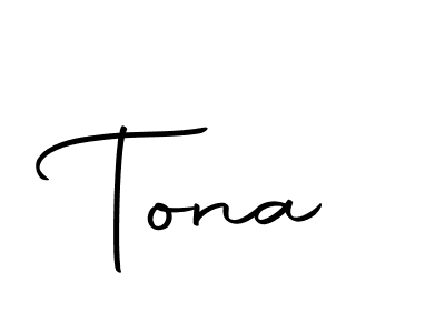 Make a beautiful signature design for name Tona. With this signature (Autography-DOLnW) style, you can create a handwritten signature for free. Tona signature style 10 images and pictures png