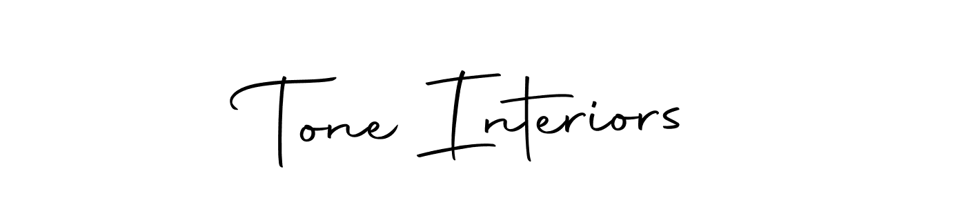 Tone Interiors stylish signature style. Best Handwritten Sign (Autography-DOLnW) for my name. Handwritten Signature Collection Ideas for my name Tone Interiors. Tone Interiors signature style 10 images and pictures png
