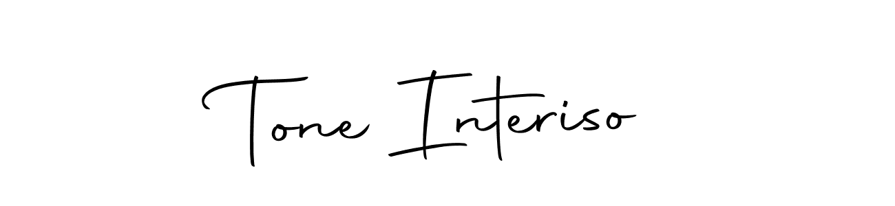 Make a beautiful signature design for name Tone Interiso. With this signature (Autography-DOLnW) style, you can create a handwritten signature for free. Tone Interiso signature style 10 images and pictures png