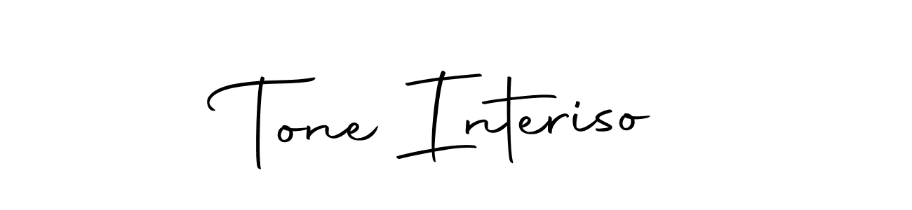 Make a beautiful signature design for name Tone Interiso. With this signature (Autography-DOLnW) style, you can create a handwritten signature for free. Tone Interiso signature style 10 images and pictures png